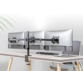 Držiak Gembird MA-D3-01, pre monitor, naklápacie, pre uhlopriečky 17"-27”, nosnosť 7kg čierny

 obrázok produktu 2 z 2