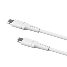 Kábel FIXED Liquid silicone USB-C/USB-C s podporou PD, 60W, 0,5m biely

 obrázok produktu 3 z 7