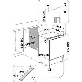 Chladnička Whirlpool WBUL021 biela

 obrázok produktu 7 z 8