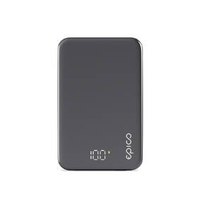Powerbank Epico Mag+ Aluminium 10 000mAh + kabel USB-C/USB-C sivý

 obrázok produktu 4 z 5