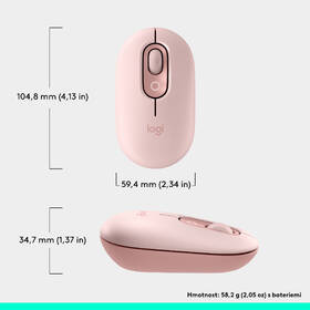 Myš Logitech POP ružová

 obrázok produktu 11 z 13