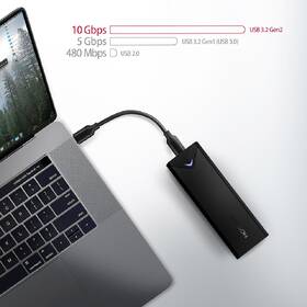 Externý rámček Axagon Black Arrow box, USB-C 10 Gbps - M.2 NVMe SSD čierny

 obrázok produktu 7 z 9