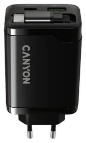 Nabíjačka do siete Canyon OnCharge 65RC Black, USB-C, 65W PD, QC, EU čierny

 obrázok produktu 3 z 7