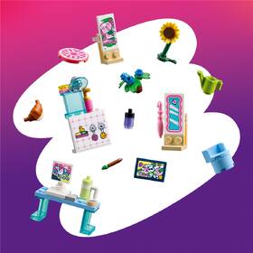 Stavebnica LEGO® Friends 42697 Kreatívny kufrík s domčekom pre bábiky 

 obrázok produktu 6 z 8
