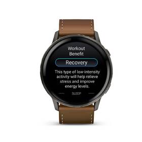 Inteligentné hodinky Garmin Venu 4 - 45 mm + kožený remienok čierne/hnedé

 obrázok produktu 3 z 8