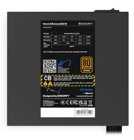 Zdroj ENDORFY Vero L5 - 600W Bronze čierny

 obrázok produktu 5 z 7