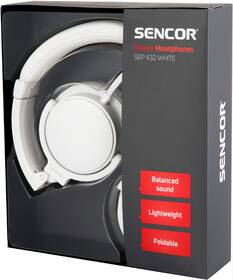 Slúchadlá Sencor SEP 432 biela

 obrázok produktu 1 z 1