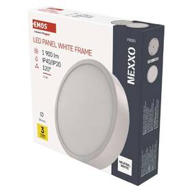 LED stropné svietidlo EMOS Nexxo 21W, 22cm, 1900lm, neutrálna biela biele

 obrázok produktu 2 z 4