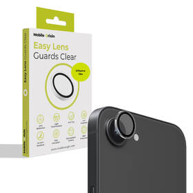 Ochranné sklo šošovky fotoaparátu Mobile Origin Easy Lens Guards na Apple iPhone 16e/17e priehľadné

 obrázok produktu 7 z 7
