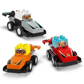 Stavebnica LEGO® DUPLO® 10445 Pretekárske autá a šoféri tímu F1® 

 obrázok produktu 3 z 9