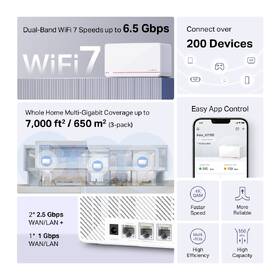 Kompletný Wi-Fi systém Mercusys Halo H37BE (3-pack) biely

 obrázok produktu 3 z 7