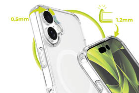 Kryt na mobil Mobile Origin Hybrid MagSafe na Apple iPhone 16 priehľadný

 obrázok produktu 5 z 9