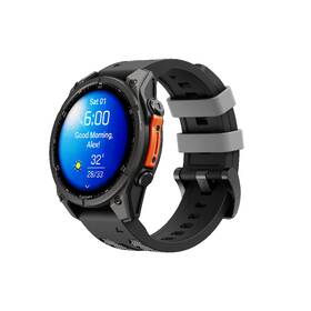 Remienok Cubenest Premium Silicone Garmin QuickFit Band 22mm čierny/sivý

 obrázok produktu 2 z 5