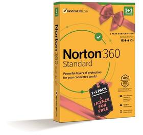 Softvér Norton 360 STANDARD 10GB CZ 1 užívateľ / 1 zariadenie / 12 mesiacov 1+1 ZADARMO (BOX) 

 obrázok produktu 1 z 1