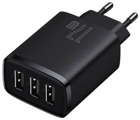 Nabíjačka do siete Baseus 3x USB-A 17 W čierna

 obrázok produktu 1 z 8