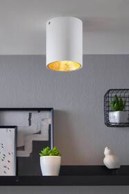 LED stropné svietidlo Eglo Polasso, kruh biele/zlaté

 obrázok produktu 1 z 1