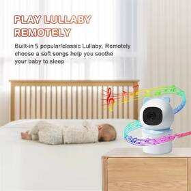 IP kamera IMMAX BABY, Wi-Fi, Tuya modrá

 obrázok produktu 5 z 9