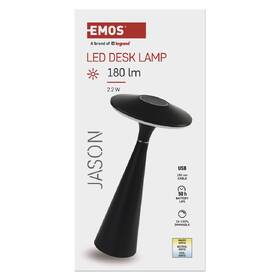Stolná lampa EMOS ASON, 180 lm, stmievanie, studená/teplá/neutrálna biela čierna

 obrázok produktu 7 z 9