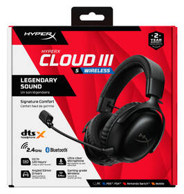 Headset HyperX Cloud III S Wireless čierny

 obrázok produktu 11 z 11