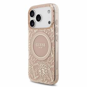 Kryt na mobil Guess IML Flowers Allover Strap MagSafe na Apple iPhone 18 Pro ružový

 obrázok produktu 3 z 6