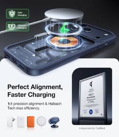 Kryt na mobil Torras Guardian Magnetic na Apple iPhone 17 Pro Max modrý

 obrázok produktu 2 z 7