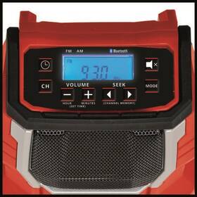 Stavebné rádio Einhell TC-RA 18 Li BT (bez batérie) 3408017 

 obrázok produktu 3 z 5
