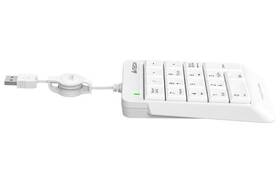 Klávesnica A4Tech FSTYLER FK13P numerická, USB biela

 obrázok produktu 3 z 4