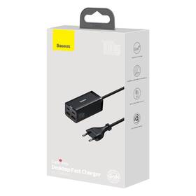 Nabíjačka do siete Baseus GaN3, 2x USB-A, 2x USB-C 100W čierna

 obrázok produktu 14 z 15