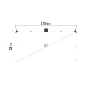 LED pásik EMOS GoSmart Ambientní RGB za TV 75“ (189 cm) ZTV75 

 obrázok produktu 12 z 19