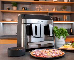 Fritéza teplovzdušná Concept FR9000 PIZZA TRIO 18,5 l čierna/nerez

 obrázok produktu 22 z 32