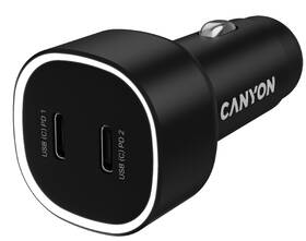 Adaptér do auta Canyon OnDrive 60 PD 60W 2xUSB-C čierny

 obrázok produktu 2 z 9