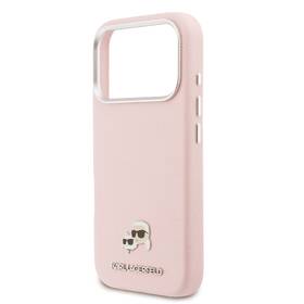 Kryt na mobil Karl Lagerfeld PU Karl and Choupette Heads Pins MagSafe na Apple iPhone 17 Pro ružový

 obrázok produktu 4 z 6