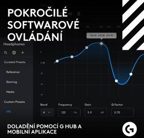 Headset Logitech G Astro A50 X Lightspeed Wireless + Base Station čierny

 obrázok produktu 21 z 23