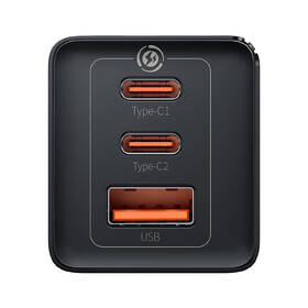 Nabíjačka do siete Baseus GaN5 Pro, 2x USB-C, USB-A, 65W + USB-C kábel 1m čierna

 obrázok produktu 4 z 10