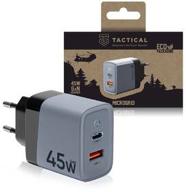 Nabíjačka do siete Tactical Microgrid GaN 45 W sivá

 obrázok produktu 3 z 4