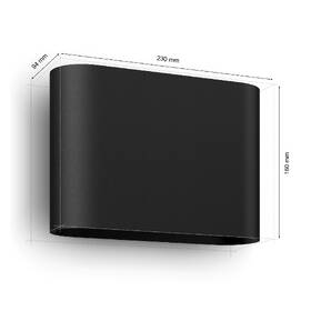 Nástenné svietidlo Philips Dymera čierne

 obrázok produktu 3 z 12