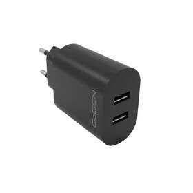 Nabíjačka do siete GoGEN ACH 206, 2x USB-A, 24W čierna

 obrázok produktu 1 z 3