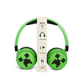 Slúchadlá OTL Technologies Minecraft Creeper Wireless čierna/zelená

 obrázok produktu 4 z 8