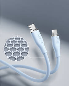 Kábel Voltme Powerlink Moss Series USB-C/USB-C, CTC 5A/100W 1,8m modrý

 obrázok produktu 1 z 1