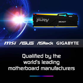 Pamäťový modul Kingston FURY Beast RGB 64GB DDR5 5600MHz CL36 čierny

 obrázok produktu 3 z 4
