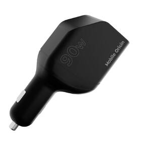 Adaptér do auta Mobile Origin CA22 90W, USB-C + USB-A, 2x USB-C kábel čierny

 obrázok produktu 7 z 13