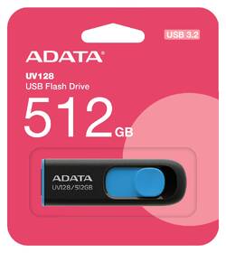 USB flashdisk ADATA Dash Drive UV128 512GB čierny/modrý

 obrázok produktu 4 z 4