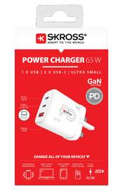 Cestovný adaptér SKROSS USB A+C 65W GaN UK, Power Delivery, typ G 

 obrázok produktu 5 z 9