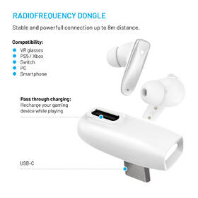 Slúchadlá FIXED Game Pods biela

 obrázok produktu 2 z 10