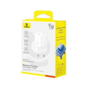 Nabíjačka do siete Baseus PicoGo GaN USB-C PD 45 W biela

 obrázok produktu 9 z 10
