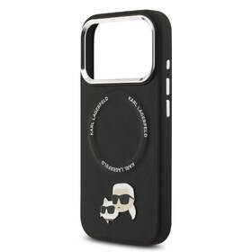 Kryt na mobil Karl Lagerfeld PU Karl and Choupette Heads Pins MagSafe na Apple iPhone 17 Pro Max čierny

 obrázok produktu 5 z 7