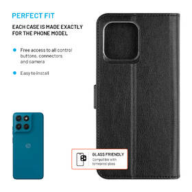 Puzdro na mobil flipové FIXED Opus na Motorola Moto G57 Power čierne

 obrázok produktu 2 z 7