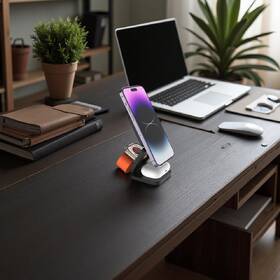 Bezdrôtová nabíjačka Cubenest EQ310 3v1 Qi2 s MagSafe (EQ310GY) sivá

 obrázok produktu 8 z 10