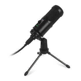 Mikrofón PLATINET VARR GAMING TUBE CARDIOID SET USB TRIPOD čierny

 obrázok produktu 1 z 3