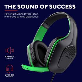 Headset Trust GXT 415X Zirox pre Xbox čierny/zelený

 obrázok produktu 8 z 12